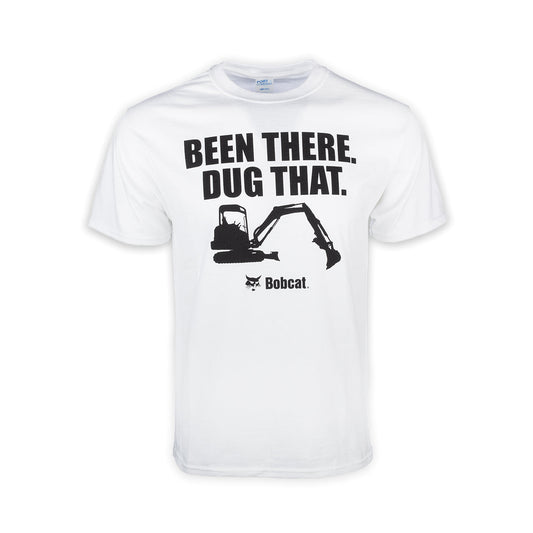 Bobcat - Dug That T-Shirt - White - XVZ0253